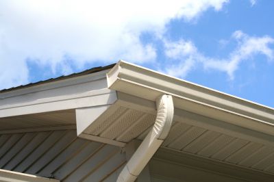 Gutter System on Roof